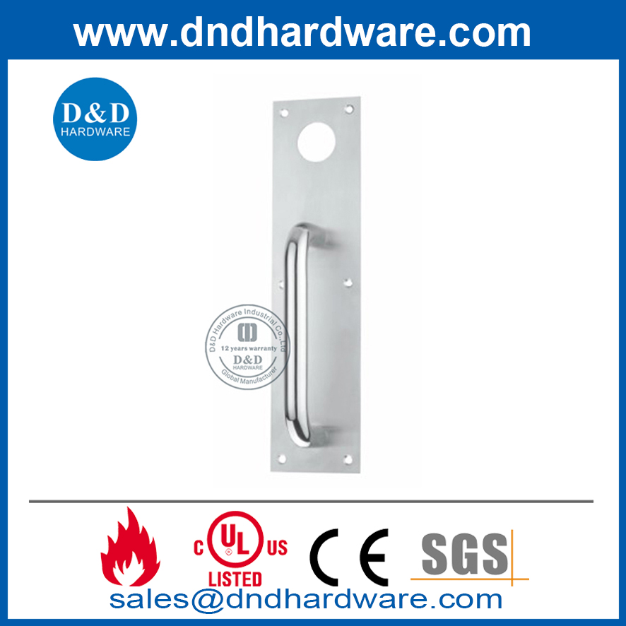 欧式气缸孔不锈钢夜锁板-DDPD017