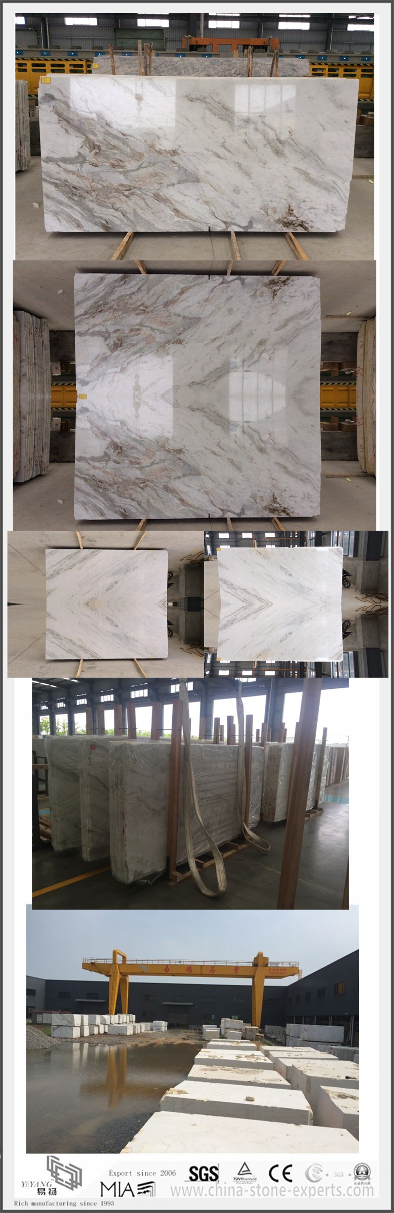 TOP Arabescato Venato marble