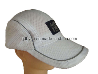 Jersey Mesh with Piping Sewn Running Cap