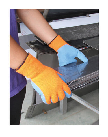 LATEX COATED GLOVES WARM GLOVES
