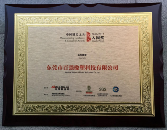 百强橡塑-全能皮腰带, 团体定制腰带, 运动腰带，时尚腰带-闯进入围奖