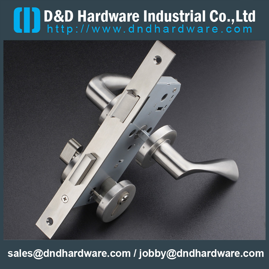 金属门用不锈钢挂钩插芯锁-DDML034