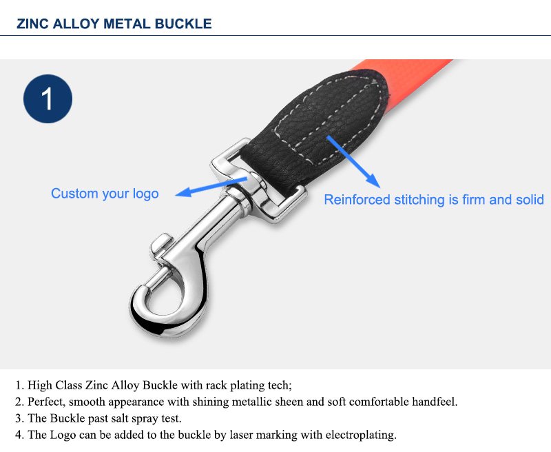 high class zinc alloy metal buckle and your logo can be add on the buckle
