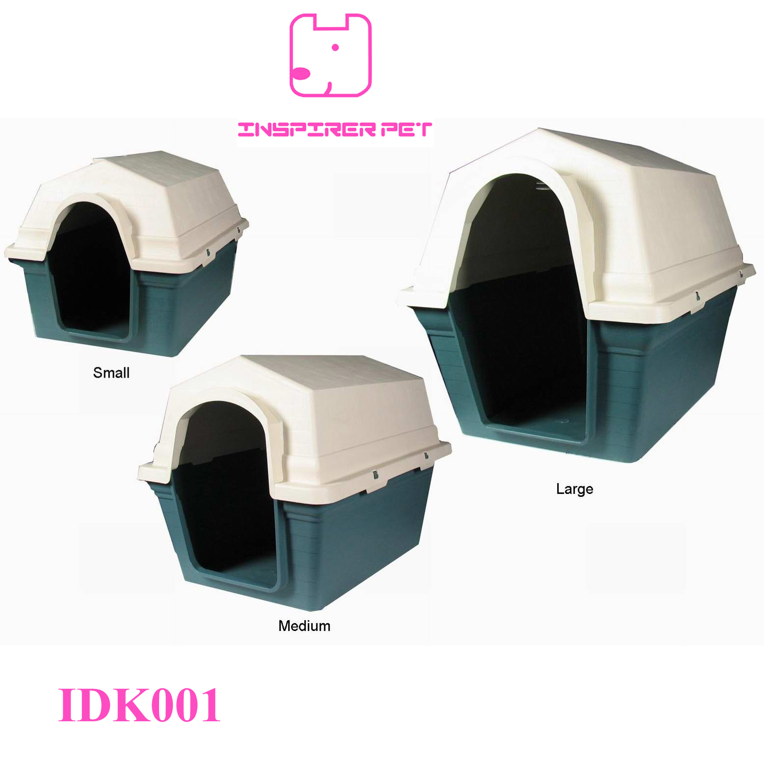 Plastic Dog House Animal or Pet Cover Shelter Kennel