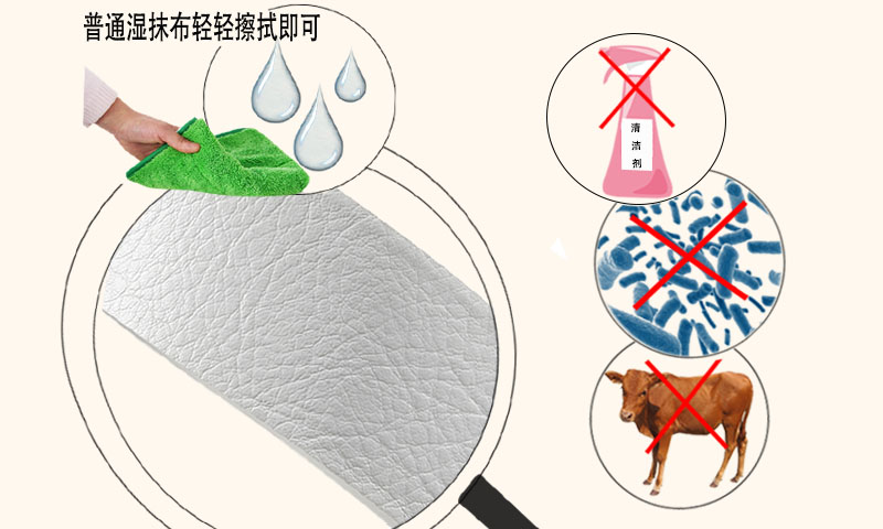 百强军用腰带湿抹布擦拭即可