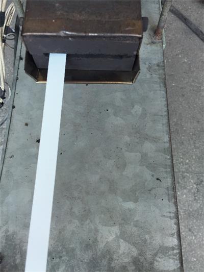 包胶织带生产细节图-原料经过高温整烫，保持织带稳定性