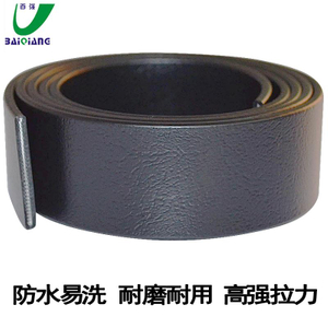 PVC压纹包胶织带