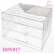 Wire Dog Cage Metal Pet Run Cage with Cover