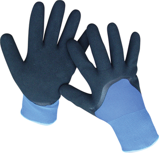 SUPER NITRILE FOAM GLOVES PVC DOTTED