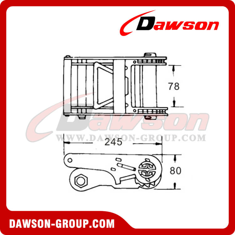 DSRB75102 ラチェット バックル - Dawson Group Ltd. - 中国メーカー サプライヤー