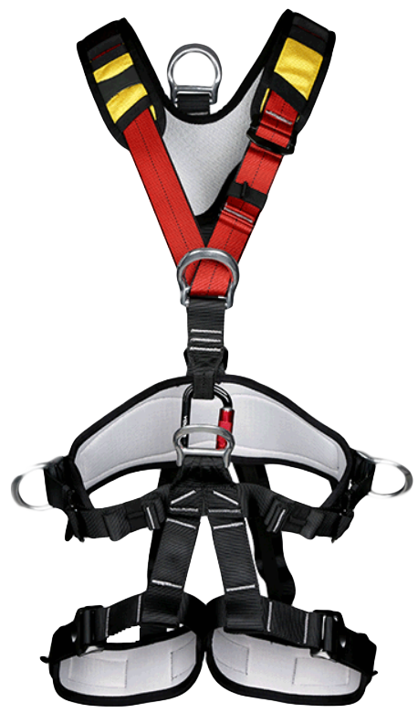 百强橡塑-电工安全带, 高空作业安全带-拉力超强，韧性高，耐低温，耐高温，表面不会磨损