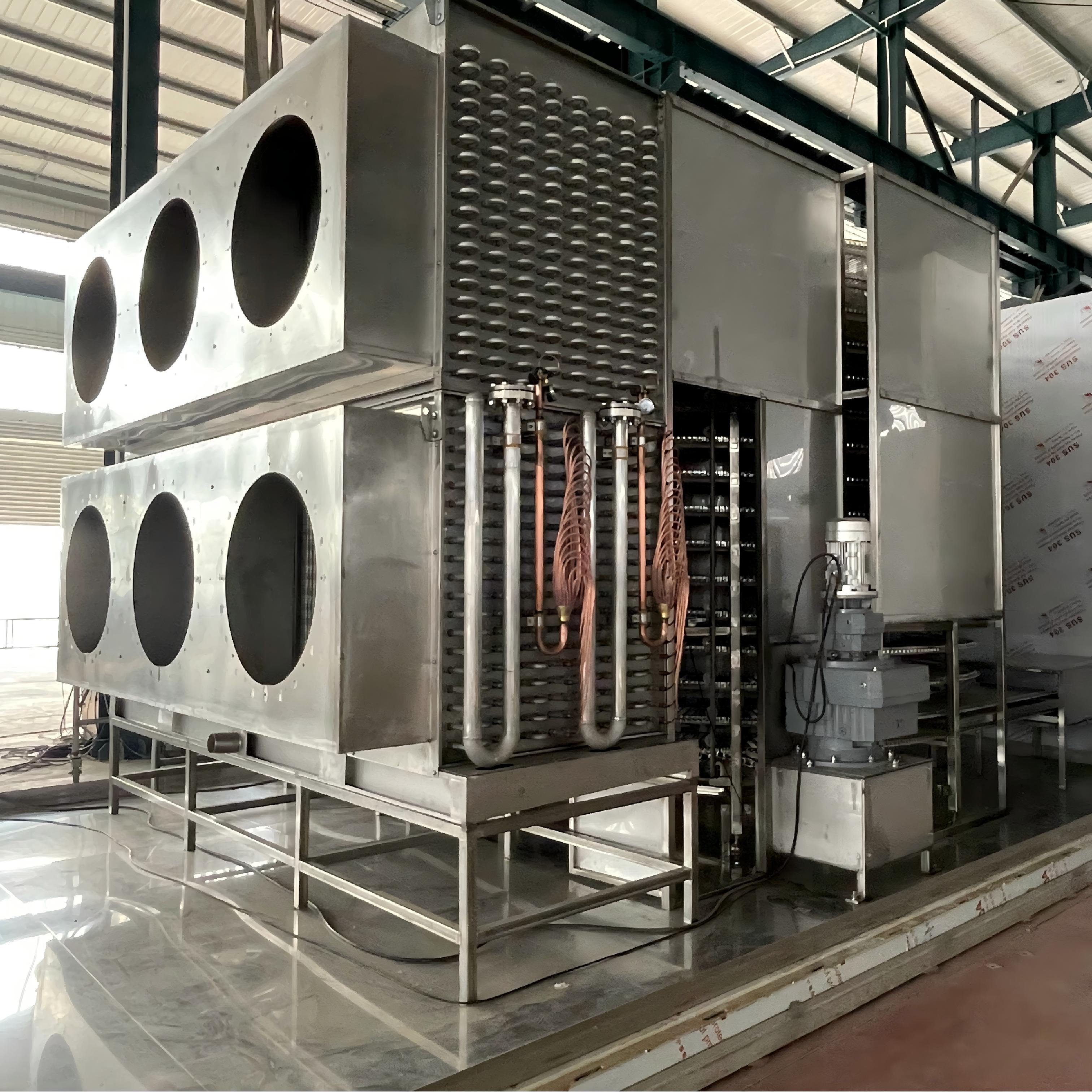 first cold chain spiral freezer FSL500 spiraal vrieskas