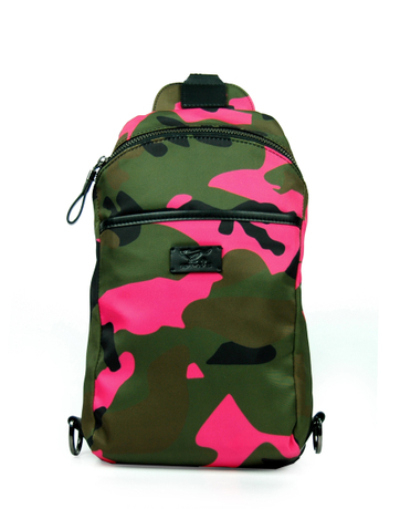 Nylon/ PU Shoulder Bag