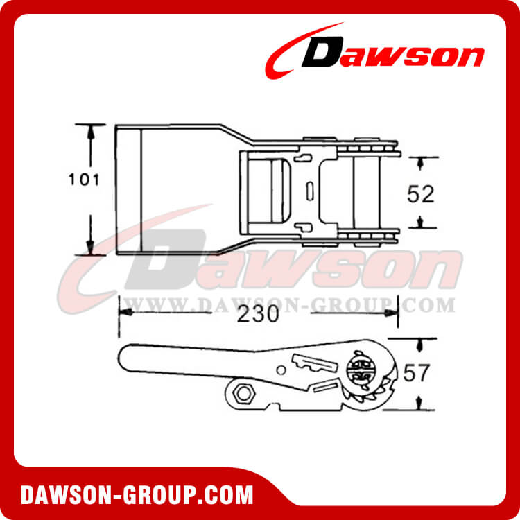 DSRB50517 ラチェット バックル - 中国メーカー サプライヤー