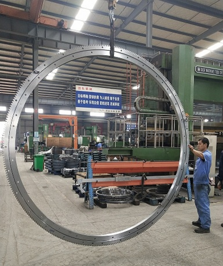 China fabricante de máquina de perfuração rotativa usada rolamento de anel de giro de alta carga
