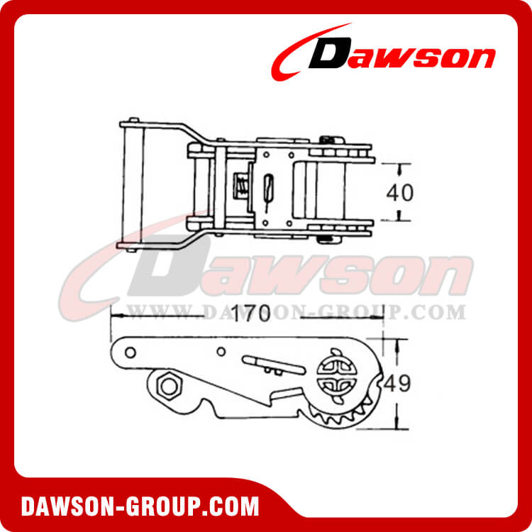 DSRB35301A ラチェット バックル - 中国メーカー サプライヤー