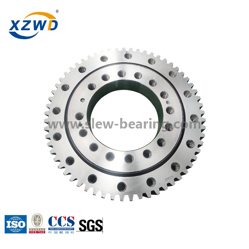 Melhor rolamento de coroa de giro XZWD da China com engrenagem externa para máquinas rotativas