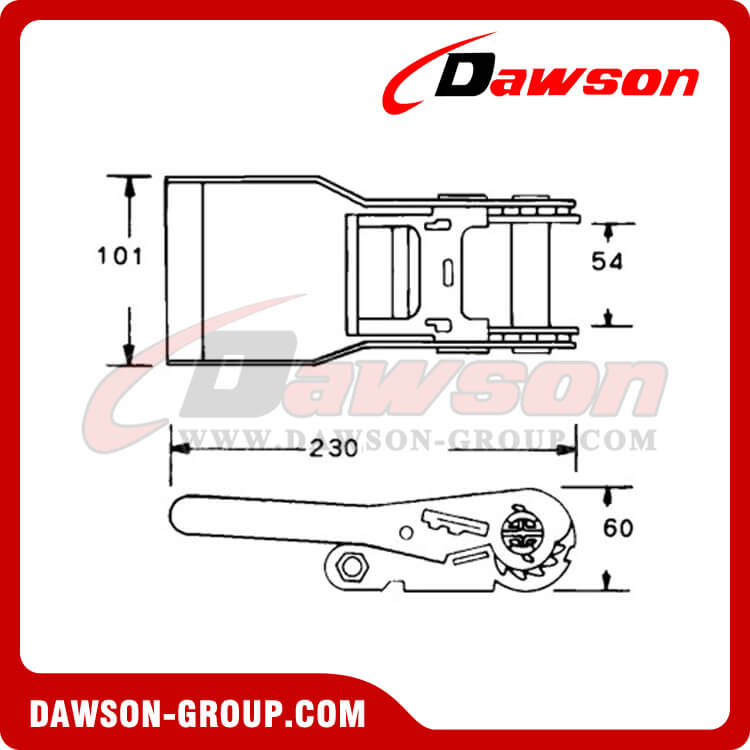 DSRB50515 ラチェット バックル - 中国メーカー サプライヤー