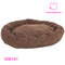 Large Bagel Dog Bed Faux Suede