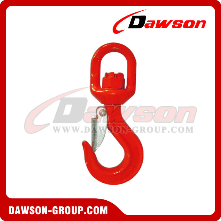 DS268 G80 SWIVEL HOOK WITH LATCH DS268 G80 GANCHO GIRATORIO CON PESTILLO