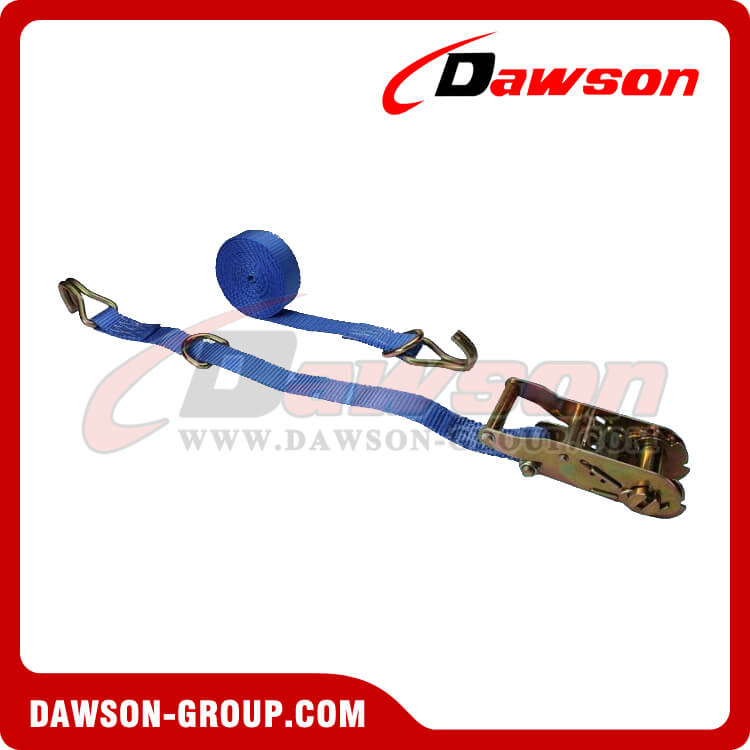 1 インチ x 15 フィート J フック D リング付きラチェット ストラップ - Dawson Group - 中国メーカー サプライヤー