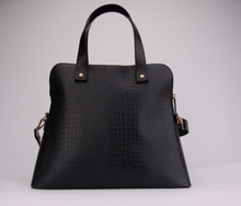 Women PU crocodile grain handbag