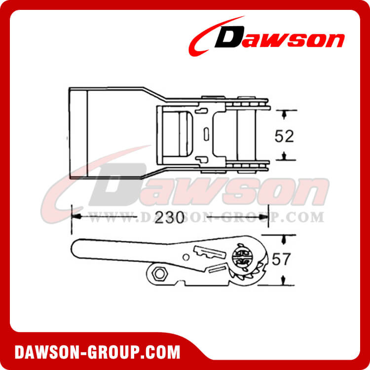DSRB50510 ラチェット バックル - 中国メーカー サプライヤー