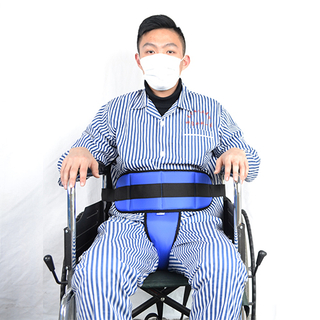 The wheelchair T-shape safety belt fixed ties a belt approximately
