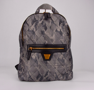 Women nylon camouflage backpack