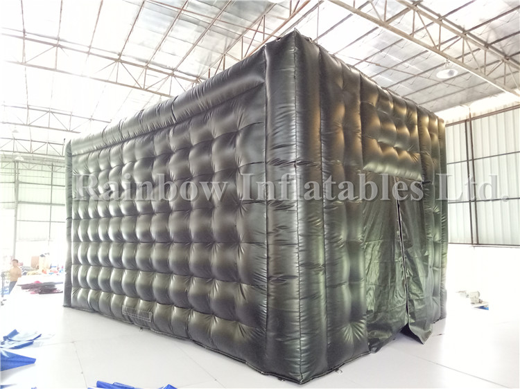 RB03021（7x5m） Inflatable Black Cube Tent For Advertising Party