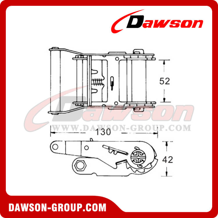 DSRB50202 ラチェット バックル - 中国メーカー サプライヤー