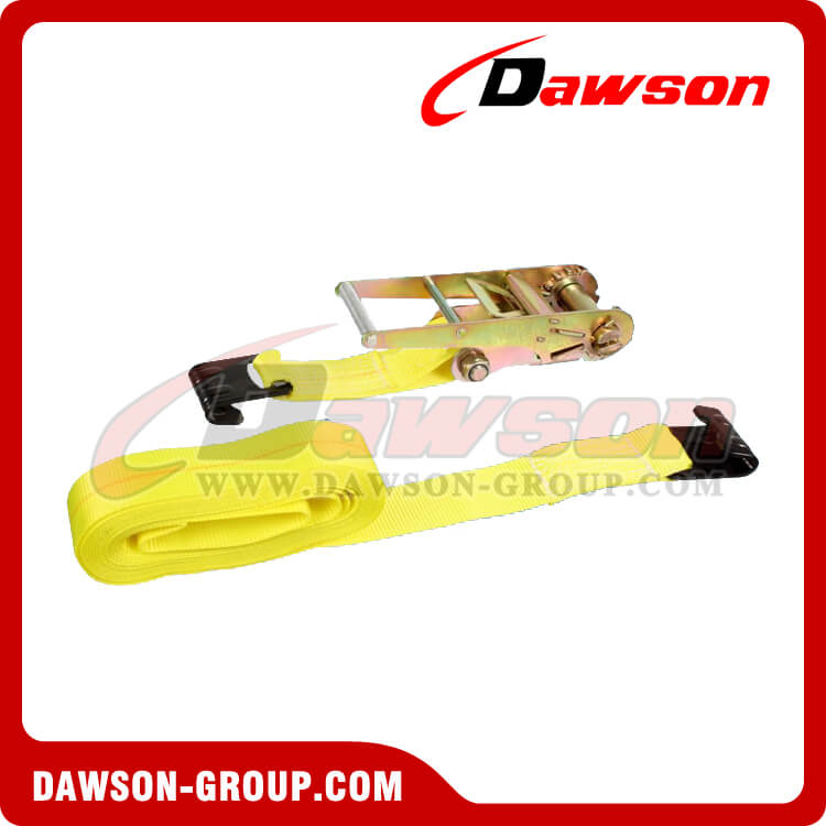 4 ''X27'' フラット フック付きラチェット ストラップ - 中国メーカー サプライヤー - Dawson Group