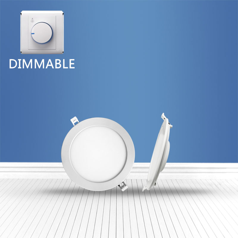 Dimmable Round recessed Panel Light 8W 