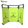 Yellow Portable Plastic Road Safety Expanding Barrier