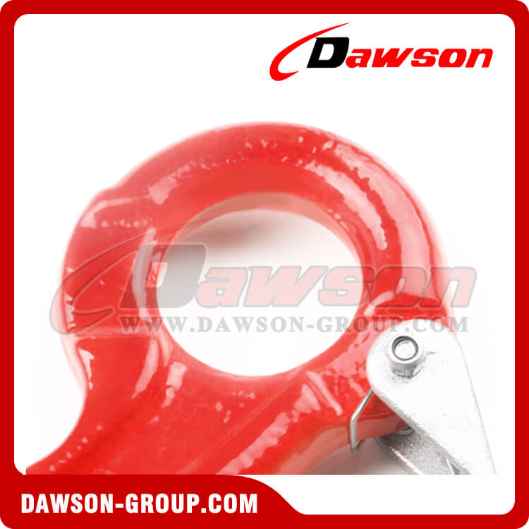 DS013 G80 Ganchos para cabestrillo con ojo con pestillo de seguridad, gancho de acero de aleaci&oacute;n - Dawson Group Ltd. - Proveedor de China, F&aacute;brica