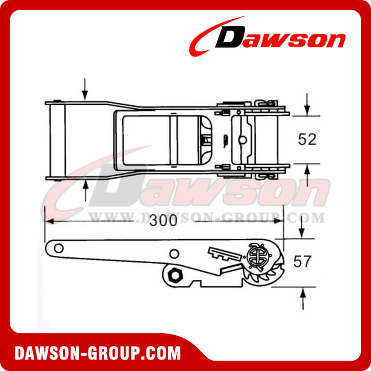 DSRB50505 Hebilla de trinquete - Proveedor de fabricante de China