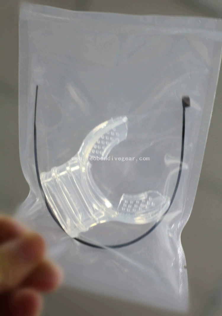 Scuba Diving Silicone/PVC Second Stage Mouthpiece Wholesale Replacement Snorkel Regulator Bite Mouthpiece with Cable Tie