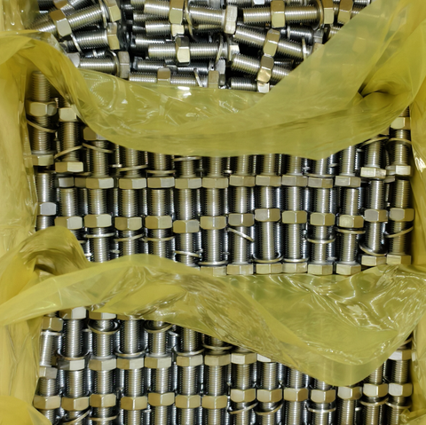 DIN933 304 Stainless Steel Fastener Set (Bolt, Nut, and Washers)