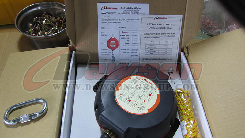 Linha de vida auto-retr&aacute;til