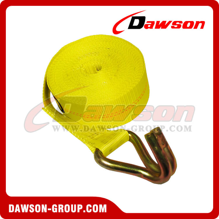 ワイヤー フック付き 3 x 30 ' ウインチ ストラップ - Dawson Group - 中国メーカー サプライヤー
