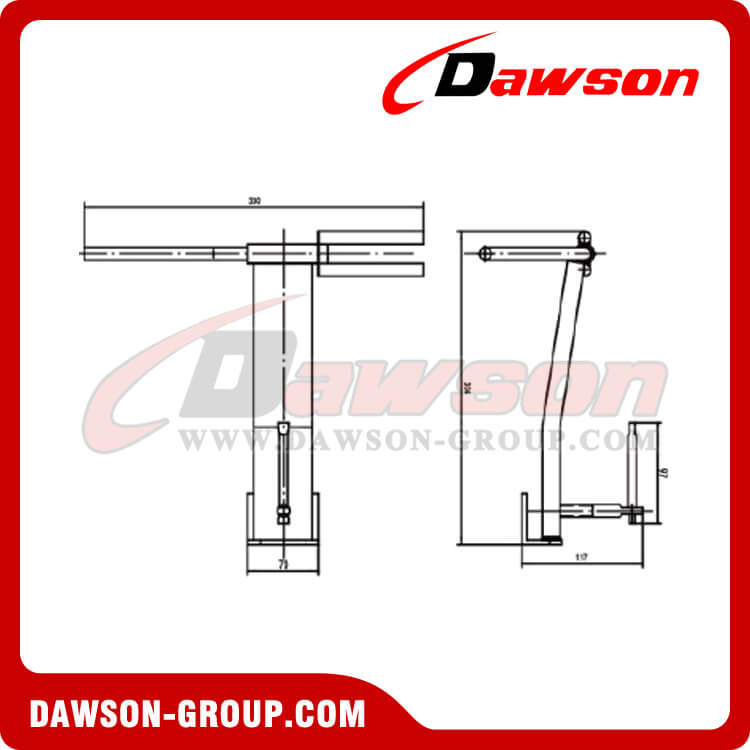 Steel Strap Winder - Flatbed Truck Winch Bars para correias