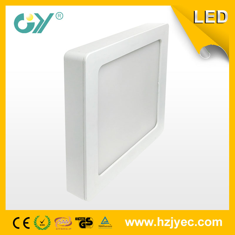 Square surface mounted panel light 12W