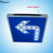 Solar LED turn-left sign