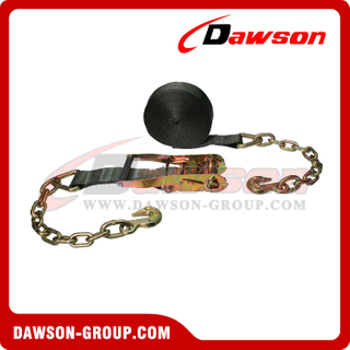 Ремень OLIVE DRAB с храповым механизмом длиной 2 дюйма и длиной 30 футов с удлинителем цепи