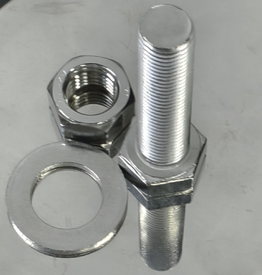 DIN933 304 Stainless Steel Fastener Set (Bolt, Nut, and Washers)
