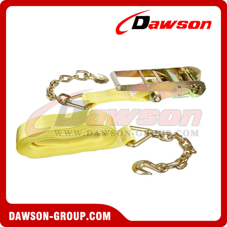 チェーン延長付き 3 ''X27' ラチェット ストラップ - 中国メーカー サプライヤー - Dawson Group