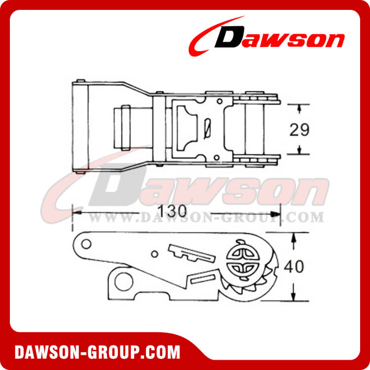 DSRB25151 ラチェット バックル - 中国メーカー サプライヤー