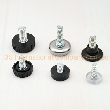 Adjustable Screw Bolt Plastic Plug for Furniture Feet5