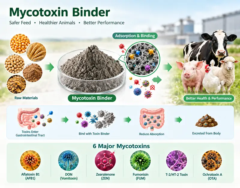 Mycotoxin Binder Quelante de micotoxinas