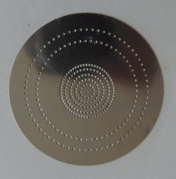 Custom chemical metal etching stencils for shower header filter -XK210